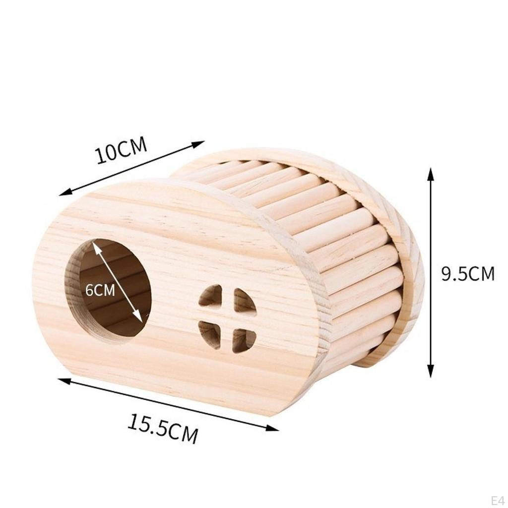 Hamster Habitat Holzhaus für Kleintiere und Mäuse