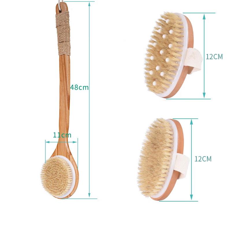 

Natural Boar Bristle Bath & Shower Brush