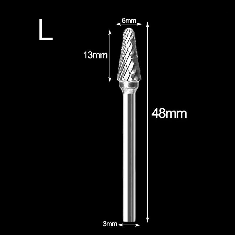 Tungsten Carbide Double-Grain Rotary Milling Cutter 3*6 Mm