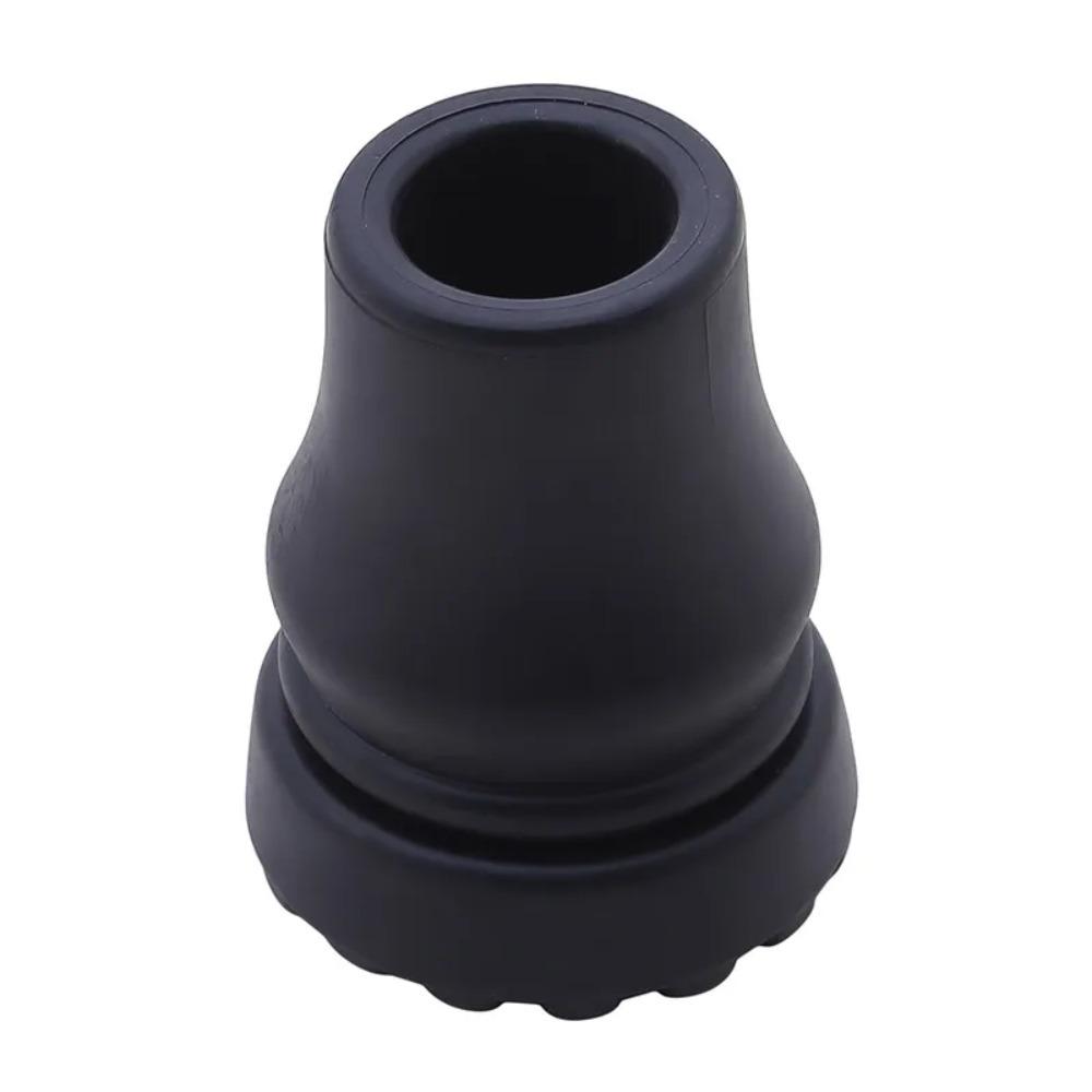2pcs Rubber Crutch Cane Bottom Pads Anti-Skid Trekking Pole Bottom Cover Hiking