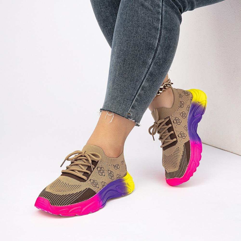 Fashion New Fashion Comfortable Women Sneakers Athletic Training Sneakers Women Breathable Outdoor Designer Shoes Women Zapatos De Mujer