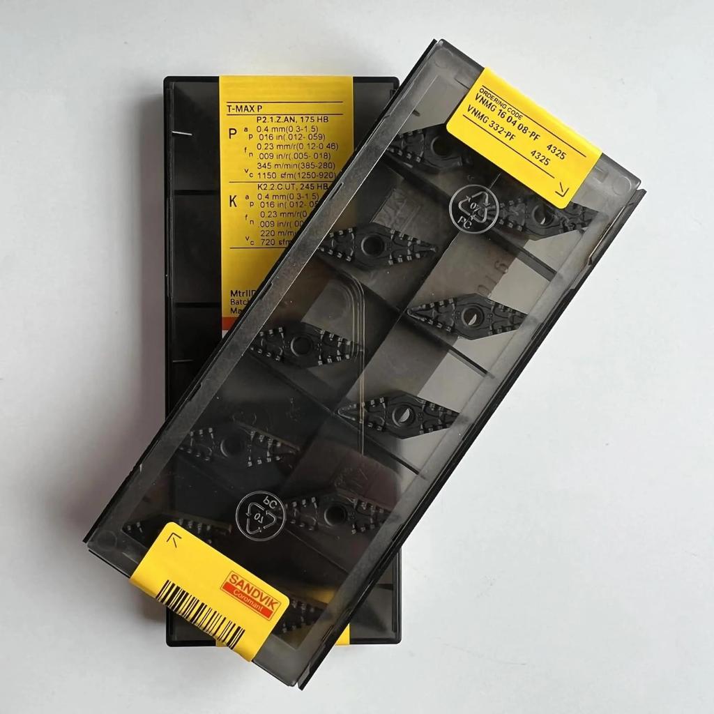 Original Sandvik / VNMG160408-PF 4325 / CNC lathe carbide blade 10 PCS