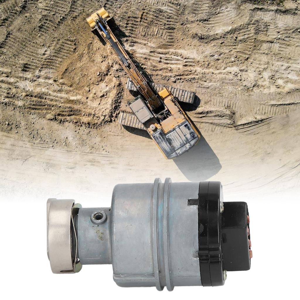 Ignition Switch KHR3078 Alloy Steel Red Copper Excavator Ignition Start Switch with 2PCS Keys for SH210 5