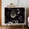 Celestial Wallpaper Gothic Peel and Stick Contact Paper Self Adhesive Night Sky Sun/Moon/Star Wallpaper for Bathroom Bedroom