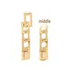 Trendy Exaggerated Chain Earrings - Women's Street Style Geometric Ear Studs
