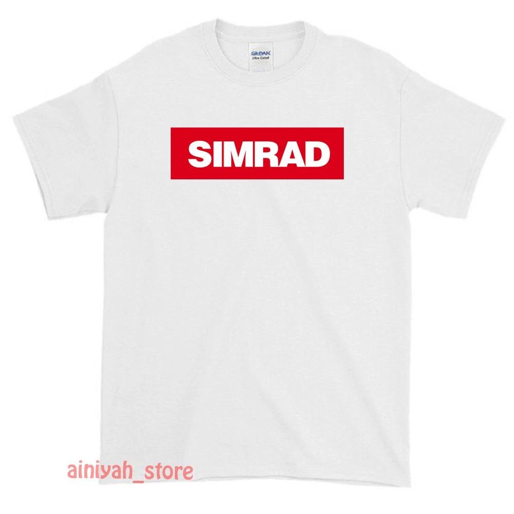 

New Simrad Marine Logo Men s Funny T shirt USA Size S-XXL XL