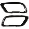 Stainless Steel 2pcs Car Tail Muffler Exhaust Pipe Output Cover Parts Trim For BMW X5 G05 X6 G06 X7 G07    M Sports