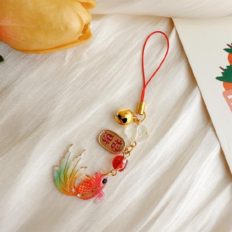 Practical Fish Star Alloy Phone Charm Pendant Vibranting Color Portable Keychain for Collectors and Trendy Women