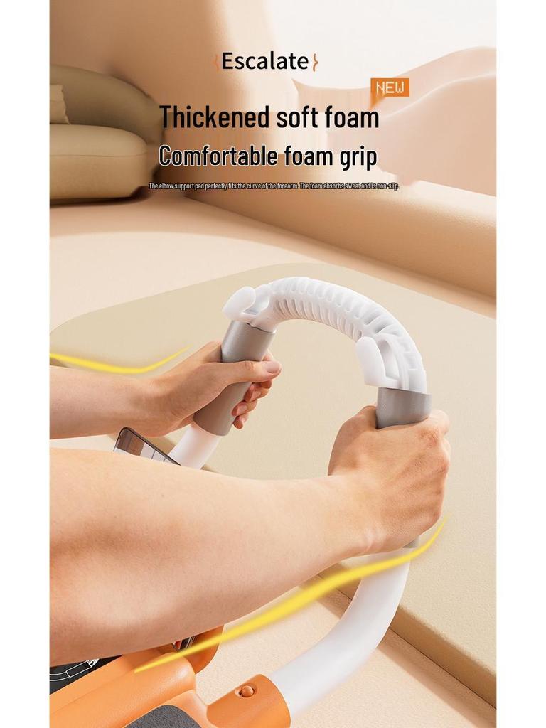 Changfeng 2025 Four-Wheel Ab Wheel with Elbow Support - Automatic Rebound Sit-up Fitness Machine