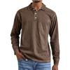 Men'S Knitted Shirt Street Casual And Fashionable Long Sleeved Top