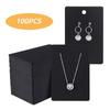 100pcs Card 6x9cm Earrings Necklaces Display Cards for Jewelry Boxed and Packaging Cardboard Hang Tag Card Ear Studs Paper