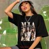 Mia Khalifa Retro T Shirt Sweat Long Homage Fans S Vintage Stretched Casual Top For Everyday Wear Homme Breathable