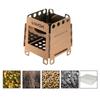 Portable Stainless Steel Lightweight Folding Wood Stove   Stove Outdoor Camping Cooking Picnic Backpacking Stove
