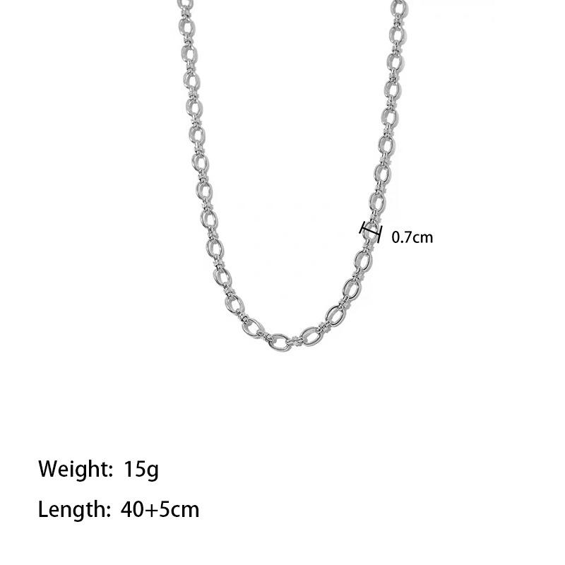 European & American Fashion Titanium Steel Bracelet - Simple & Elegant Design