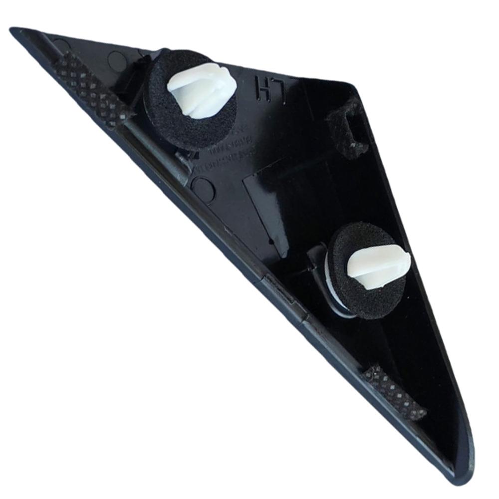 Car Rearview Mirror Triangle Panel Cover for Hyundai Kona 2018 2019 2020 2021 2022 2023 86190-J9000 86180-J9000 Unpainted Black