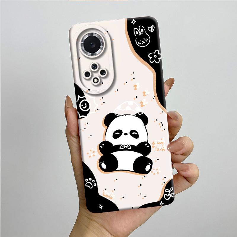 For Huawei Nova 9 / Honor 50 Phone Case NAM-LX9 NTH-NX9 Soft Silicone Sweet Painted Protective Back Cover Cute Printed Casing