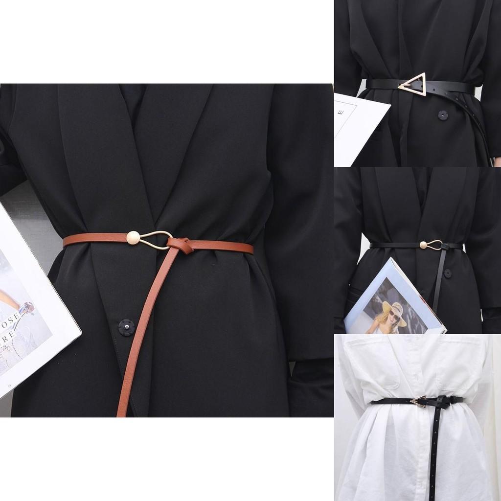 Fashionable Black Denim Trousers For Women Featuring Versatile Decorative Waist Belt