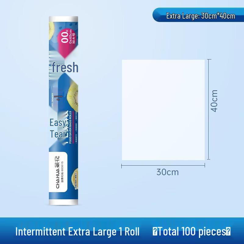 CHAHUA Food-Grade Easy-Tear Fresh-Keeping Bags