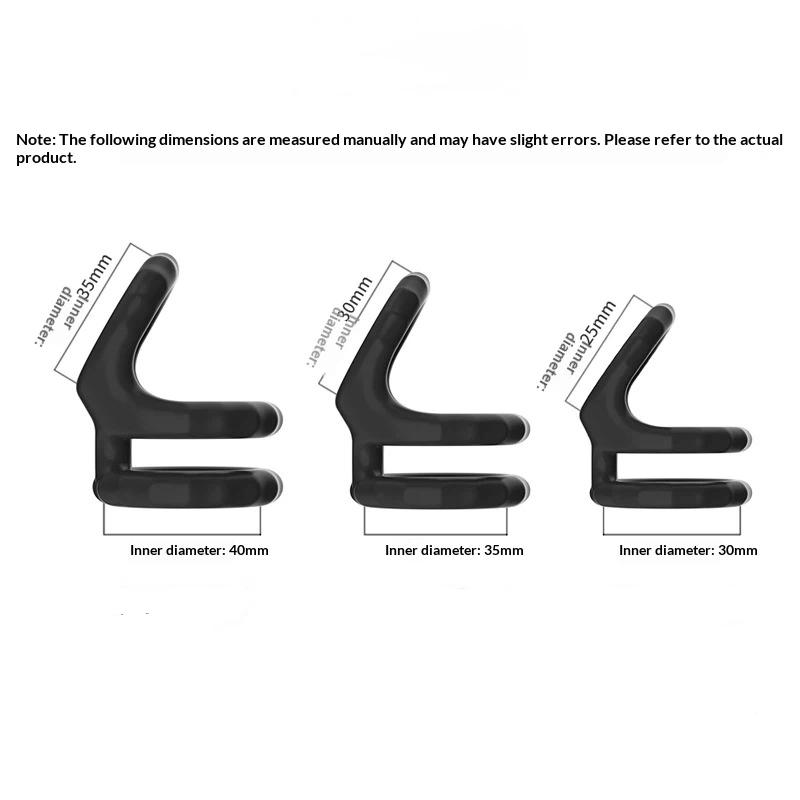 Male Scrotum Penis Ring Silicone Stretchy Cock Ring Delay Ejaculation Cock Scrotal Binding Ring Sex Toys For Man Adult Product