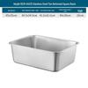 Yunduo Extra-Thick Stainless Steel Rectangular Buffet Tray