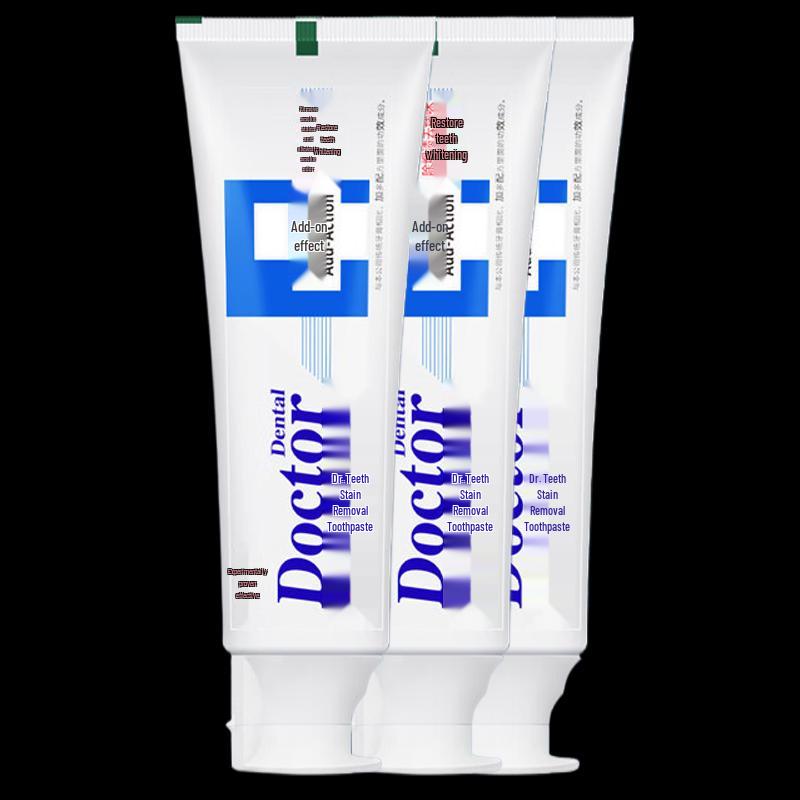 Dr. Ya Smoke Stain Removal Whitening Toothpaste - 3x120g Pack