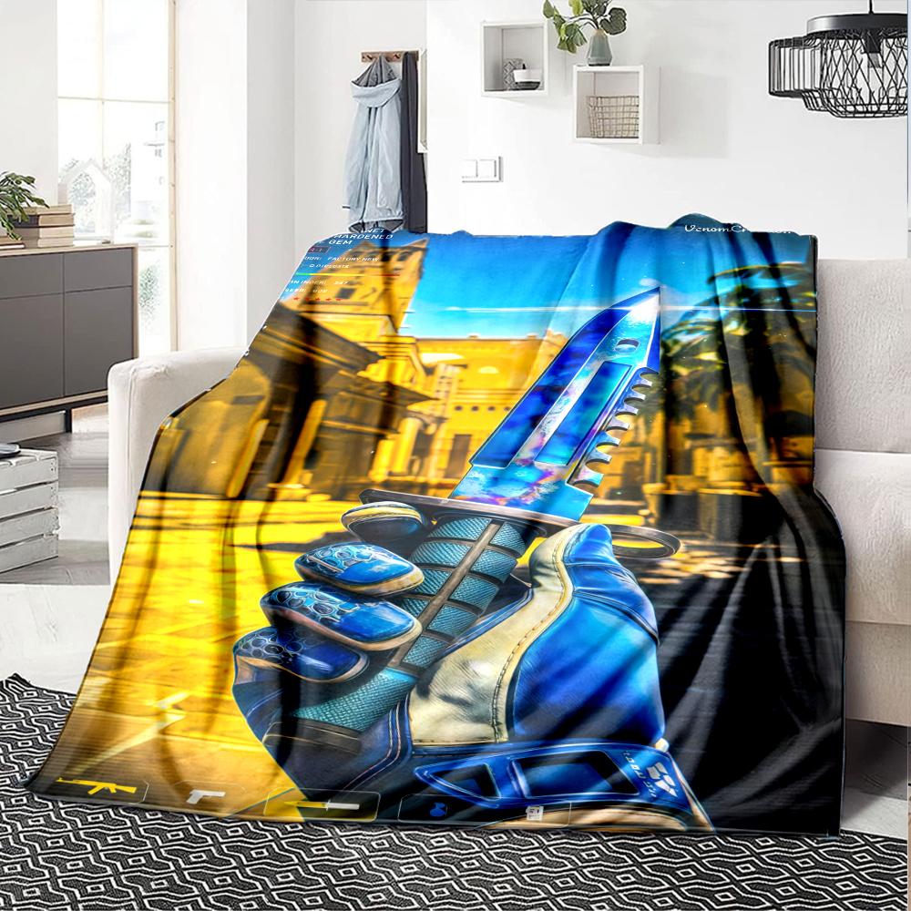 Csgo2 Blanket, High quality Comfortable for All Seasons, Home Decor, Warmth and Comfort
