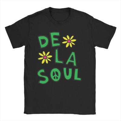 Herren Damen De La Soul ATCQ A Tribe Called Quest T-Shirts Reine Baumwollkleidung Vintage Kurzarm T-Shirts Übergröße T-Shirts