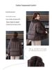 Women's Winter Slimming Cotton Jacket with Fur Collar - New 2025 Style for Middle-Aged and Elderly