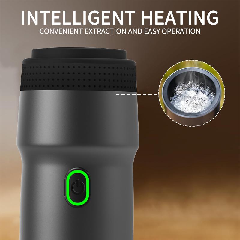 Portable Wireless Coffee Maker, Rechargeable Capsule Espresso Machine, Outdoor Convenient Coffee Maker