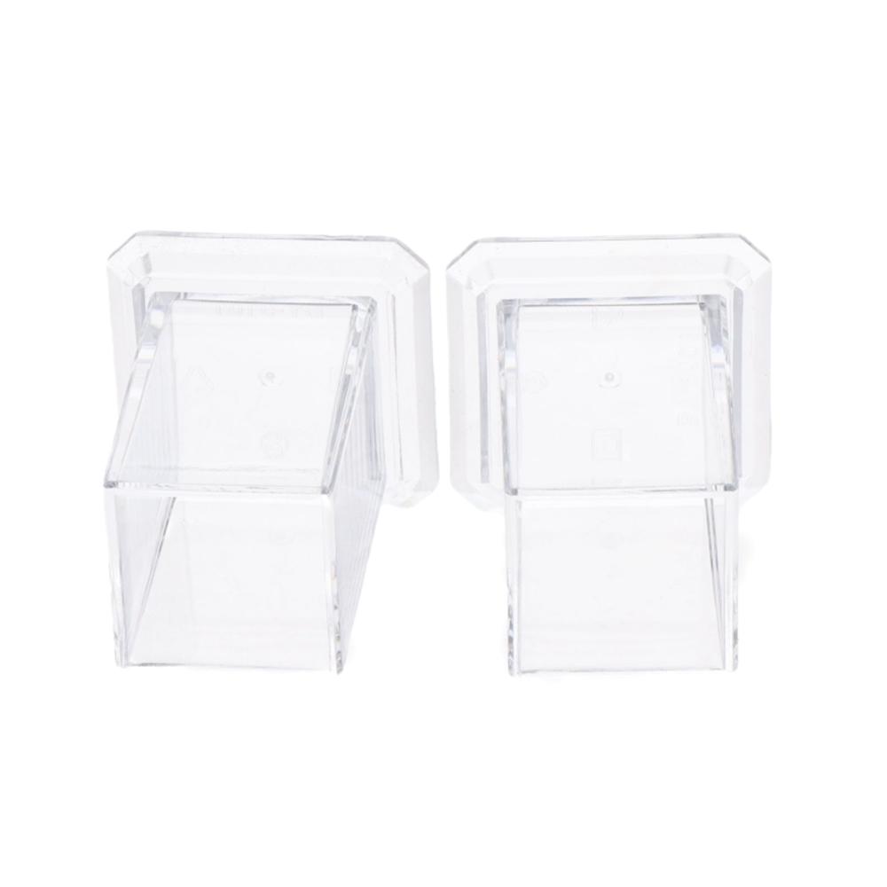 Hotel Round Square Transparent Toothpick Box Desktop Accessories Toothpick Bottle Storage Box