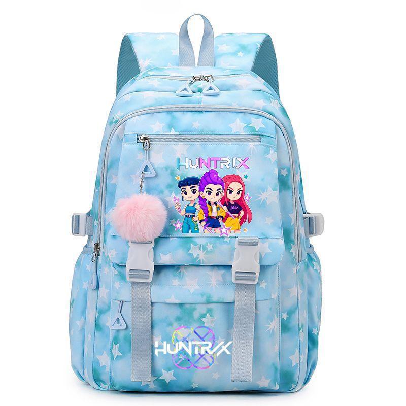 Kpopdemonhunters Film Print Backpack Student School Bag