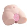 Sexy and realistic human buttocks masturbation device, double hole simulated vagina, male adult sex toy