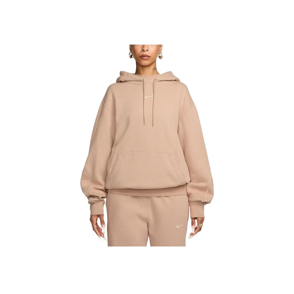 Nike X Nocta Collaboration SS24 Logo Fleece Hoodie Unisex Hoodies Brown FN7660-200