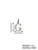 Small Luxury Initial Charm Pendant Set, DIY Letter Necklace Making Supplies, Fashionable Jewelry Parts