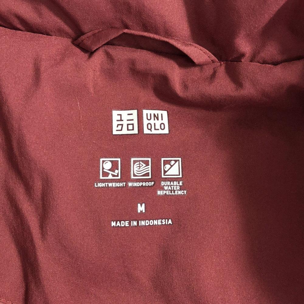 Uniqlo Seamless Down Coat M Red Brown Women Used