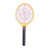 Rechargeable Electric Mosquito Swatter with Large Mesh and Flat Plug - Portable Lightning Type Insect Repellent.