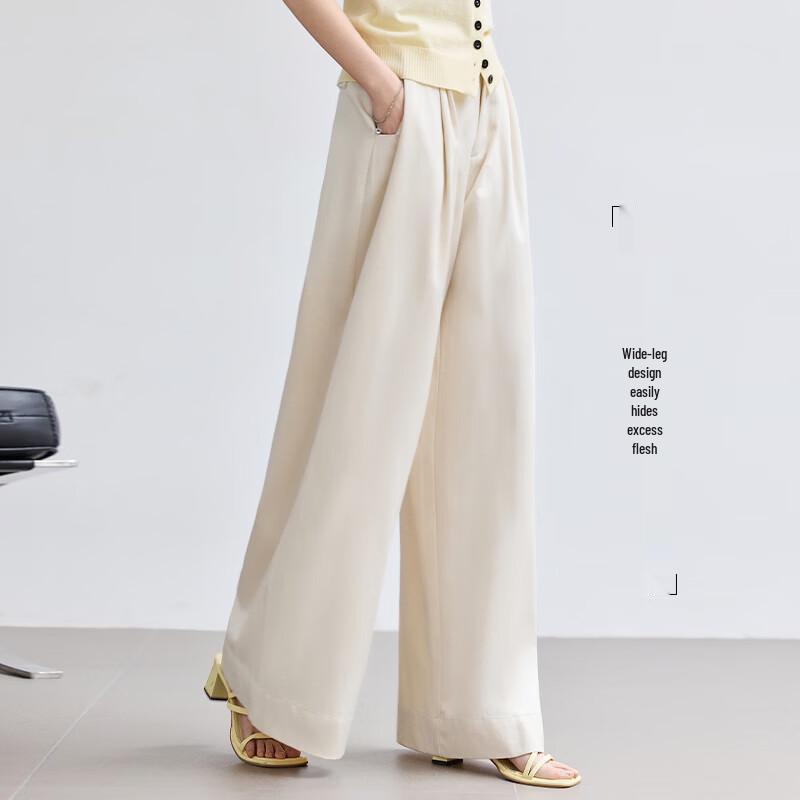 VICTORIA&VERA Women s Cool-Feel Wide-Leg Casual Pants XL