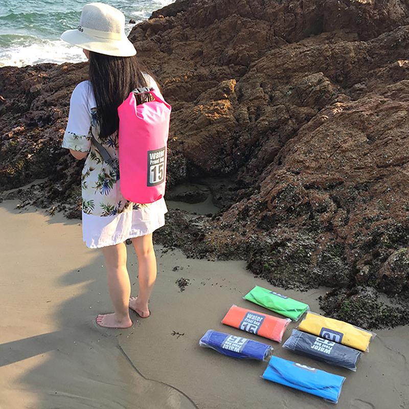 Waterproof Bag Dry Bag For Swimming Diving Bags 10L/15L/20L/30L Floating Bag Sack Dry Bag Backpack For Boating Rafting Fishing