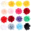 10pcs/lot 5cm Colorful Chiffon Fabric Flowers For Wedding Party Decoration Artificial Flowers For Dress Crafts Decoration