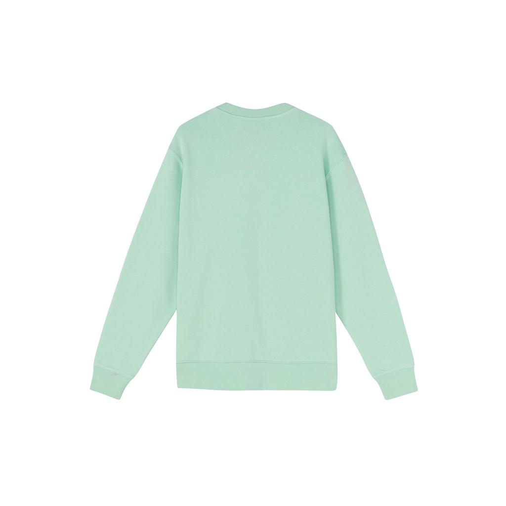 Nike Solid Color Crew Neck Pullover Sweatshirt Men Tops Green BV2667-379