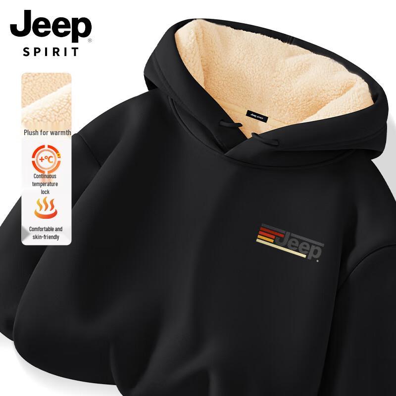 

JEEP SPIRIT Men s Heavyweight Fleece-Lined Hoodie 3XL