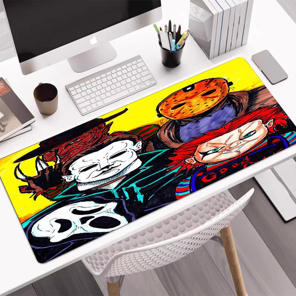 Halloween horror Theme Mouse Pad, Non Slip Rubber Base, Multifunctional Office & Home Decor, Perfect for Workspace Personalization.