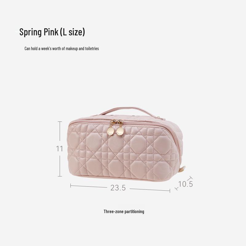 Women s 2025 Portable Travel Cosmetic Handbag - Large Capacity