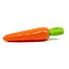 Dog Carrot Toy - Rubber Floating, Teething, Bite-Resistant, Soft, and Sound-Simulating Toy for Dental Cleaning