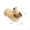 Animal Sculpture Garden Statue Ornaments Decoration Pine Cone Decorative Straw Squirrel Figurine