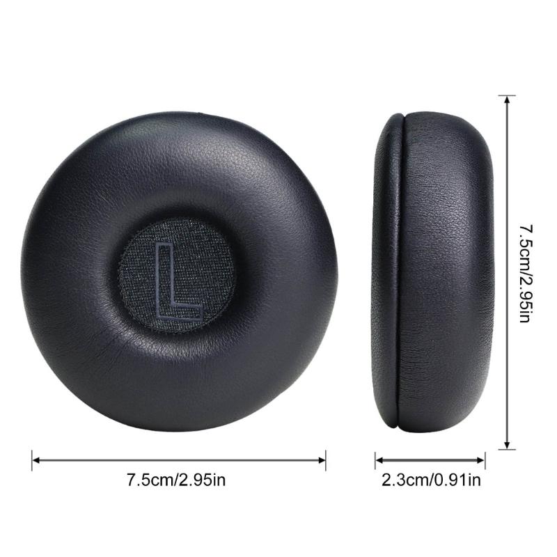 1Pair Earpads Protein Leather Ear Pad Ear Cushions Cover Memory Foam Earmuffs for H8i H8 Wireless Headsets