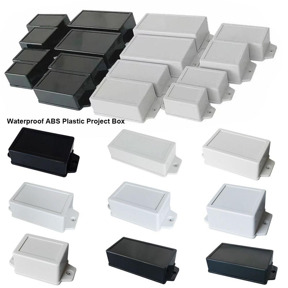 White Black Project Enclosure Boxes Waterproof Housing Instrument Case  Electronic Supplies