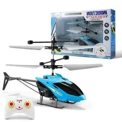 New Rechargeable Mini RC Drone Remote Safe Fall-resistant RC Helicopters Drone Induction Hovering Children Toys Helicopter Kids