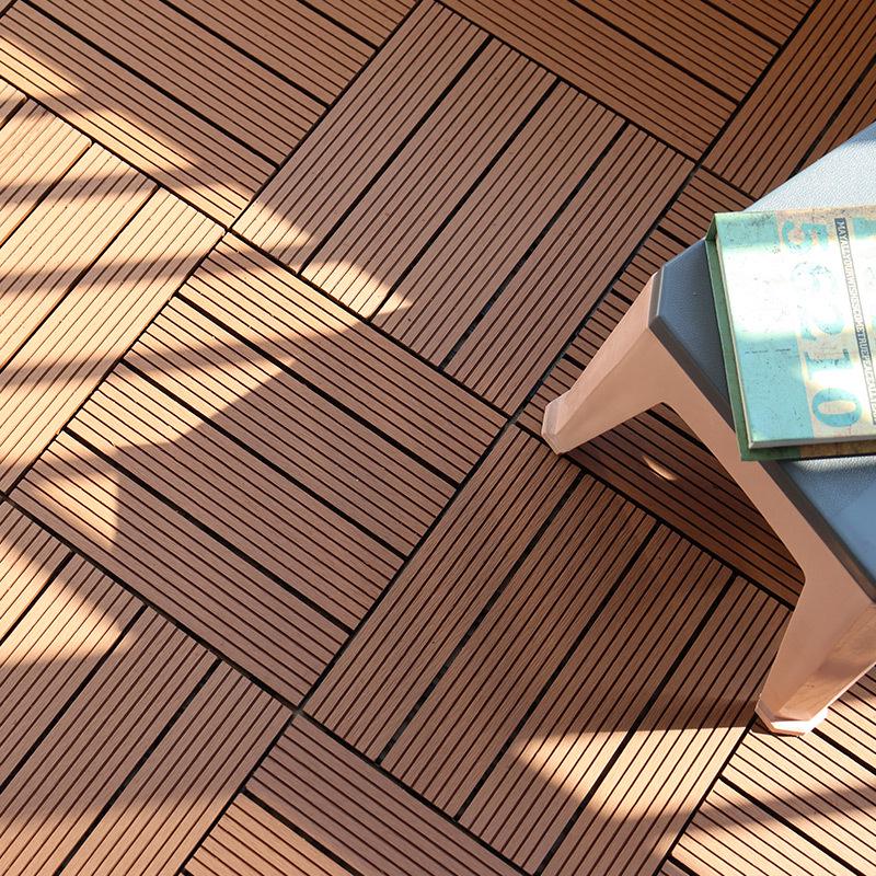 WPC Interlocking DIY Outdoor Flooring: Anti-Corrosion, Self-Laying for Balcony, Terrace, Courtyard Renovation