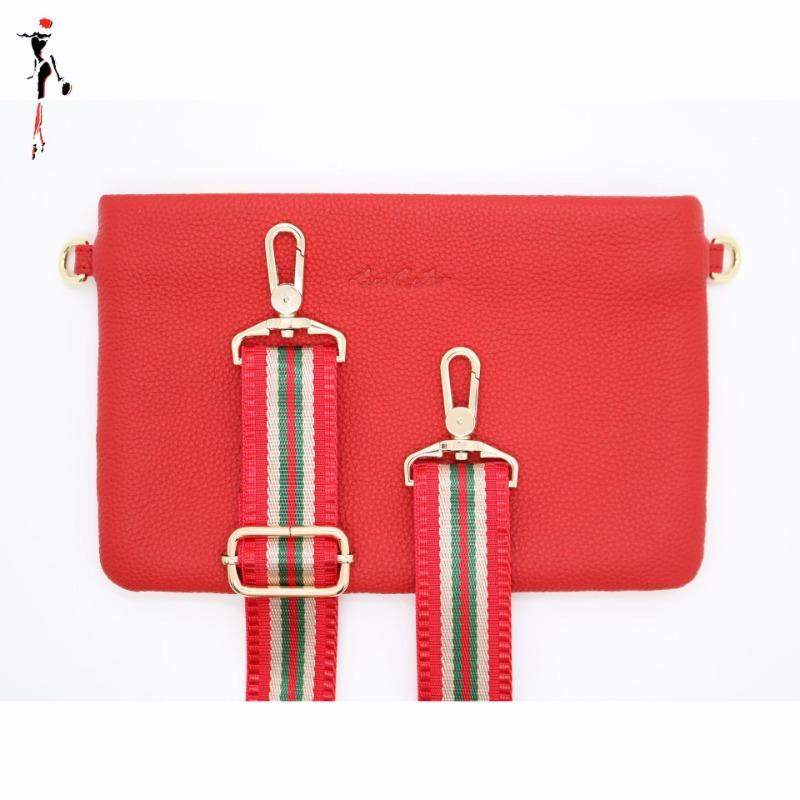 Розовая трендовая универсальная сумка-конверт из коровьей кожи с узором личи ручная сумка маленькая свежая наплечная сумка-мессенджер 5578₽